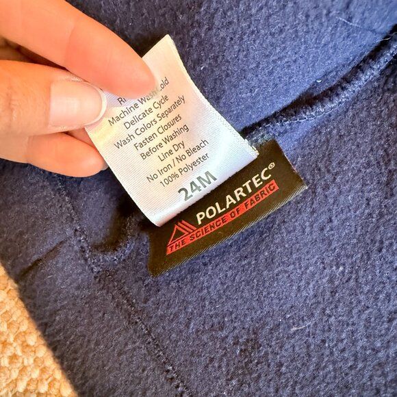 Widgeon fleece jacket size 24mo - Picture 3 of 4